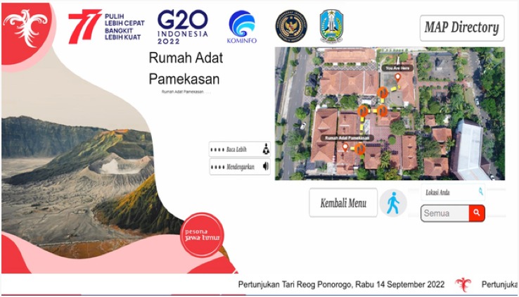 Bionics Wayfinding - directory and map interface